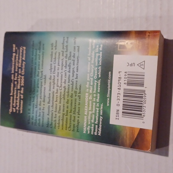 $4 Add-on "Hideaway" by Hannah Alexander - Paperback Novel - Picture 2 of 9